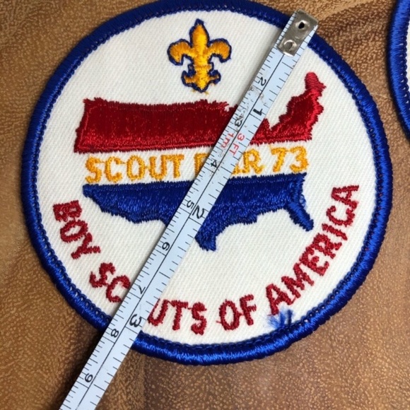 Lot of 2 Boy Scouts of America Scout Fair 1973 Patches - Picture 6 of 6